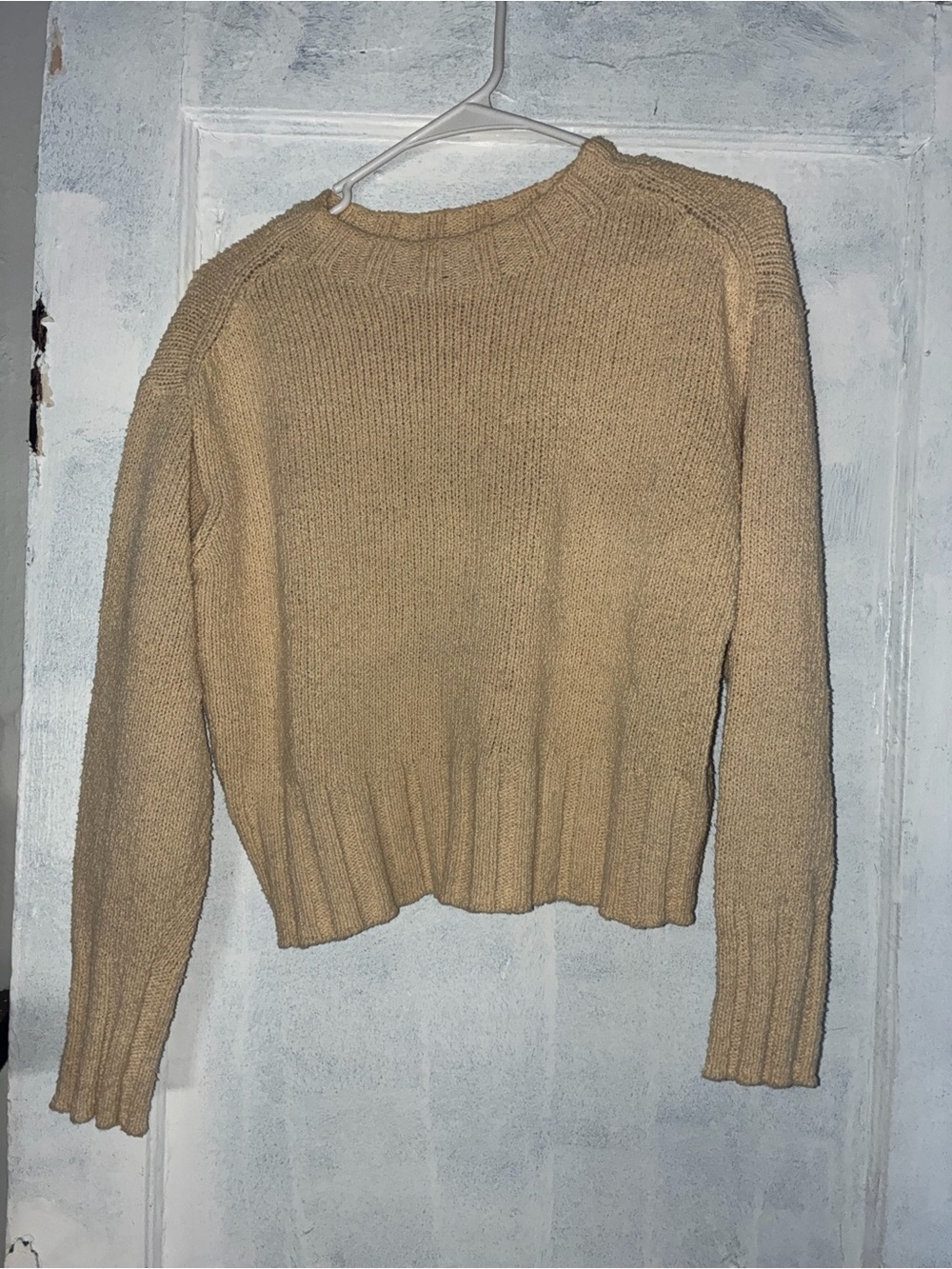J. Crew Cropped Crewneck Sweater in Butter Yellow